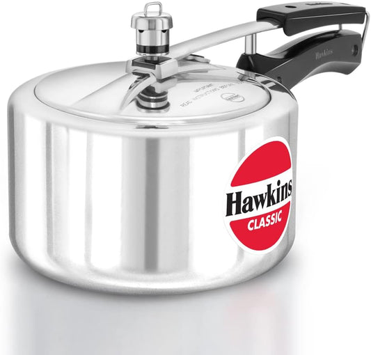 Hawkins Classic 3 Litre Pressure Cooker CL3W | Silver, Wide Mouth – Buy Online Australia